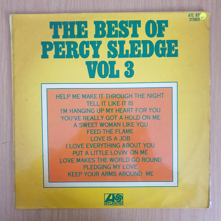 Percy Sledge – The Best of - Vol 3 - Vinyl LP Record (VG+)