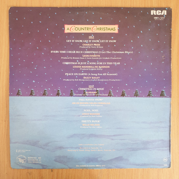 A Country Christmas   - Vinyl LP Record (VG+)