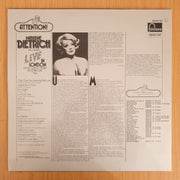 Marlene Dietrich – Attention! Marlene Dietrich Recorded Live In London - Vinyl LP Record (VG+)