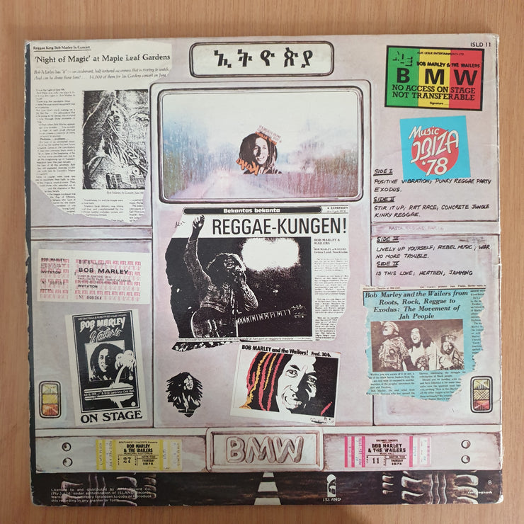 Bob Marley & The Wailers – Babylon By Bus -  Double Vinyl LP Record (VG)