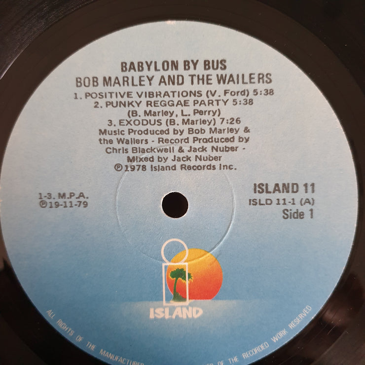 Bob Marley & The Wailers – Babylon By Bus -  Double Vinyl LP Record (VG)