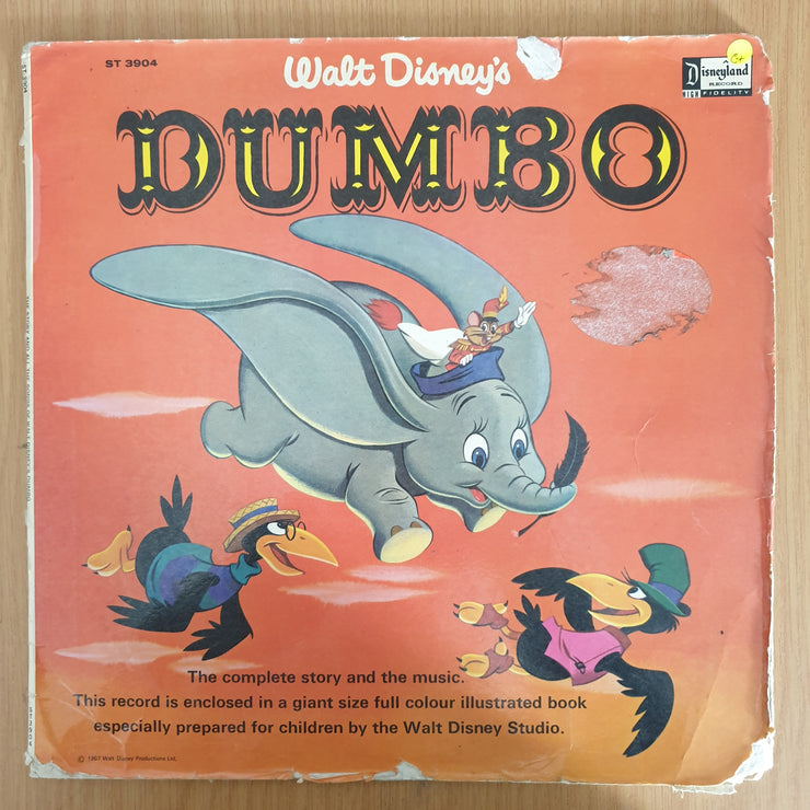 Walt Disney – Walt Disney's Dumbo - Vinyl LP Record  (G+)