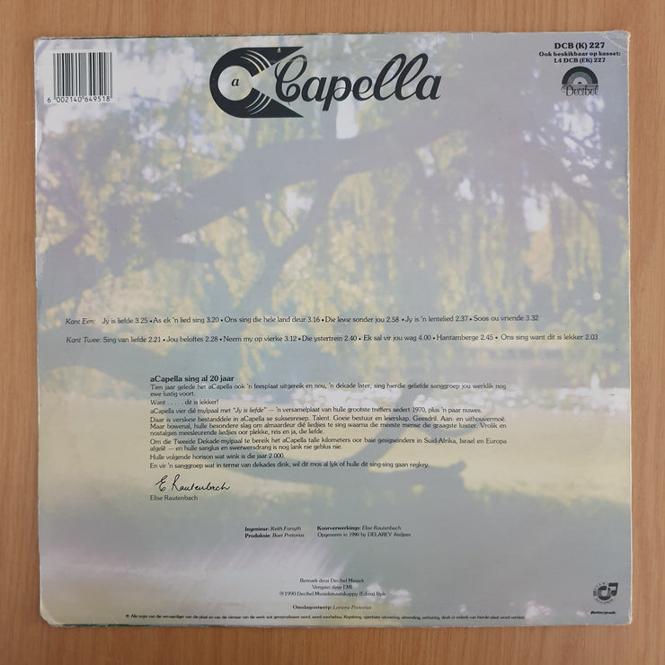 aCappela - Jy is Liefde – Vinyl LP Record (VG+)