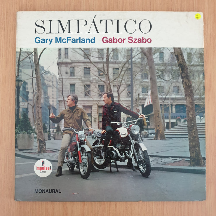 Simpatico ‎– Gary McFarland, Gabor Szabo – Vinyl LP Record (VG+)