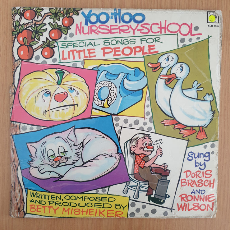 Yoo-Hoo Nursery School - Doris Brasch and Ronnie Wilson - Vinyl LP Record  (G)
