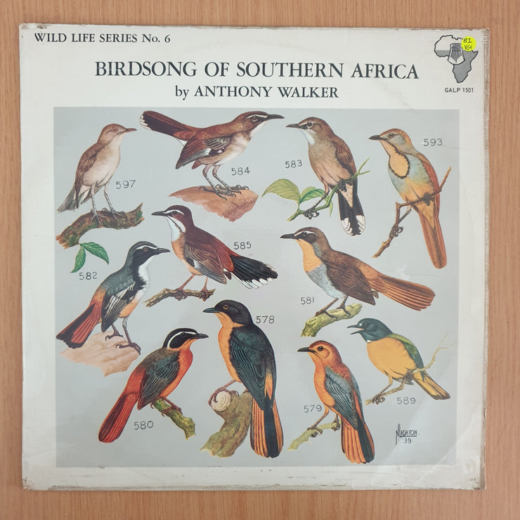 Birdsong of Southern Africa - Anthony Walker - Vinyl LP Record - Very-Good+ Quality (VG+)