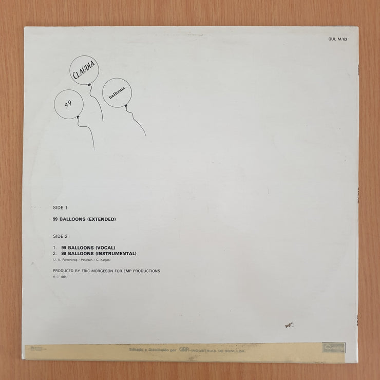 Claudia – 99 Balloons - Vinyl LP Record (VG+)