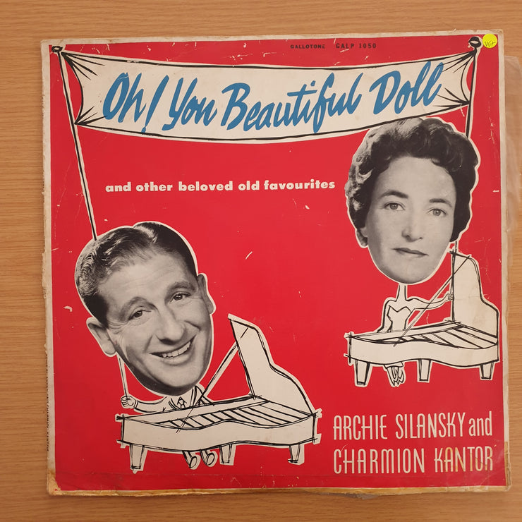 Archie Silansky and Charmion Kantor - Oh You Beautiful Doll - Vinyl LP Record (VG+)