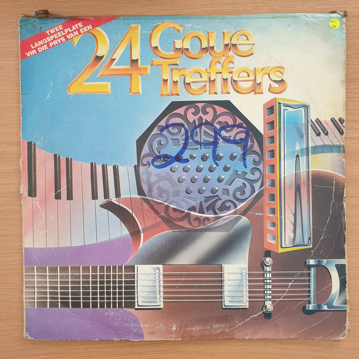 24 Goue Treffers - Double Vinyl LP Record  (G+) nbb
