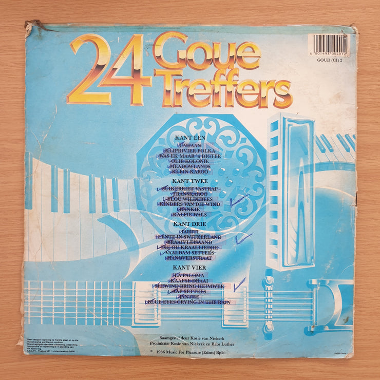 24 Goue Treffers - Double Vinyl LP Record  (G+) nbb