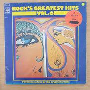 Rock's Greatest Hits - Vol 6  - Double Vinyl LP Record (VG+)