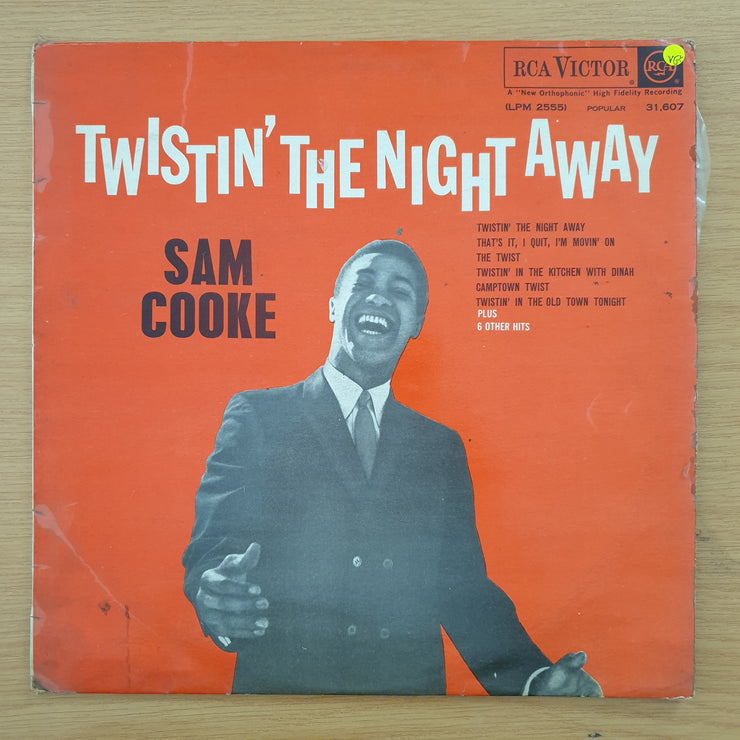 Sam Cooke – Twistin' The Night Away  – Vinyl LP Record (VG+)
