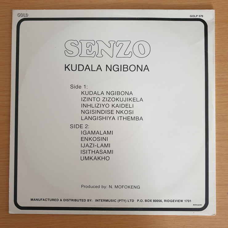 Senzo – Kudala Ngibona - Vinyl LP Record (VG+)