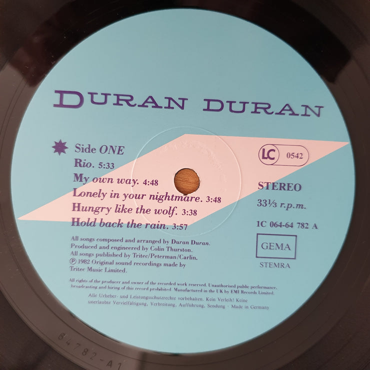 Duran Duran – Rio (Germany) - Vinyl LP Record (VG+)