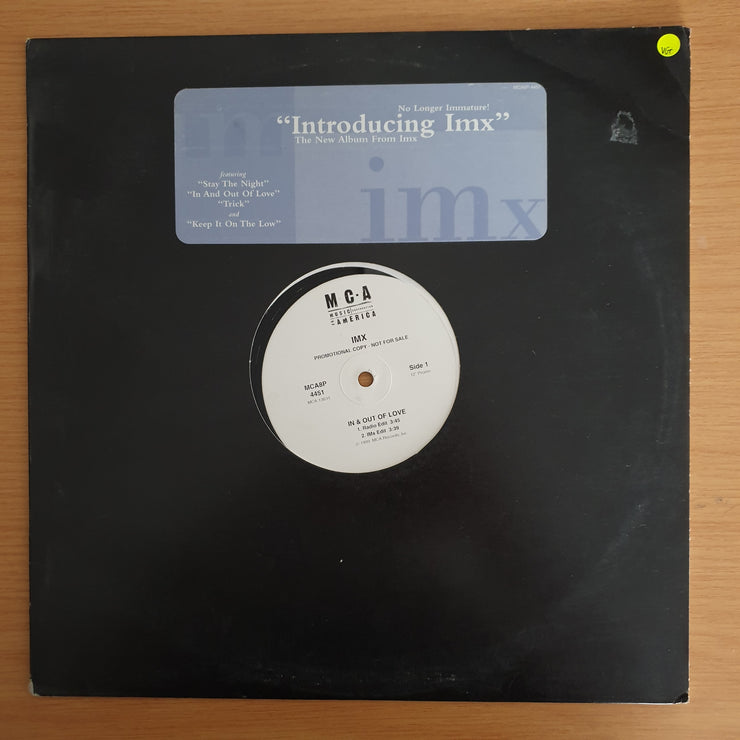 IMX – In & Out Of Love – Promotional Copy - Vinyl LP Record (VG+)