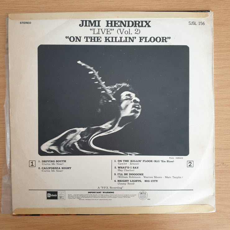 Jimi Hendrix Featuring Curtis Knight – "Live" Vol : 2 On The Killin' Floor - Vinyl LP Record (VG+)