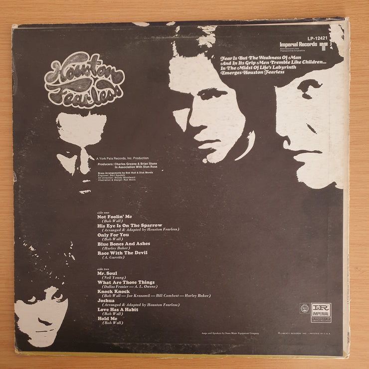 Houston Fearless – Houston Fearless - Vinyl LP Record (VG+)