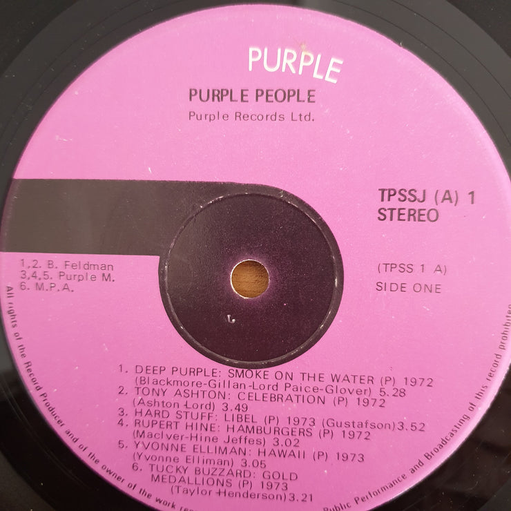 Purple People - Various Artists - Vinyl LP Record (VG+)