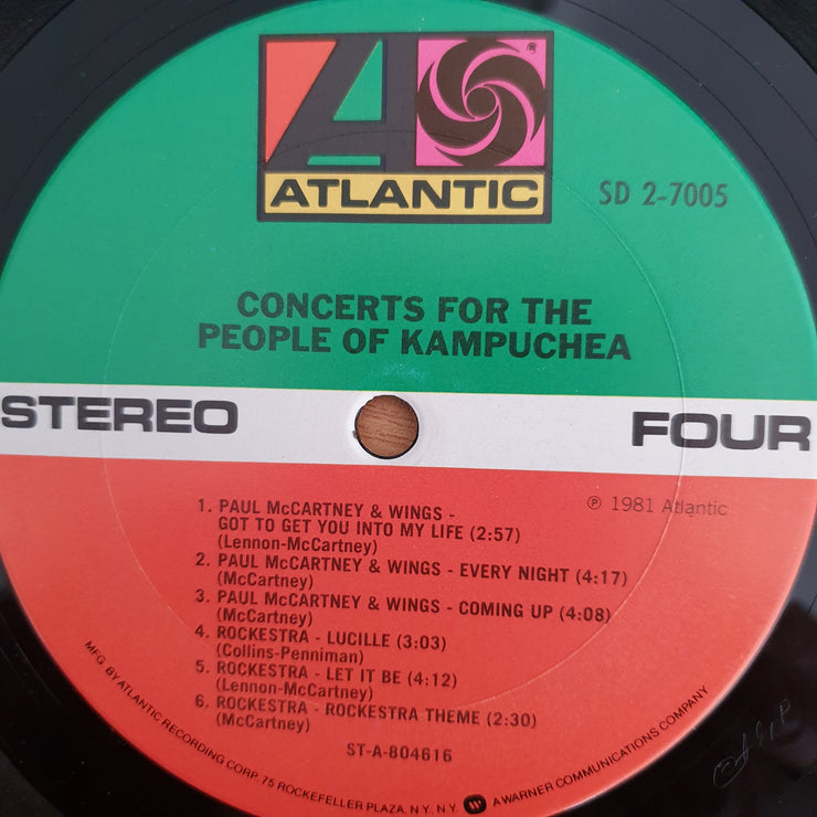 Concerts For The People Of Kampuchea - Double Vinyl LP Record (VG+)