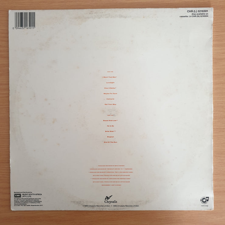 Deborah Harry ‎– Def, Dumb & Blonde - Vinyl LP Record (VG)