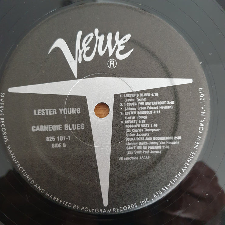 Lester Young – Carnegie Blues - Vinyl LP Record (VG+)