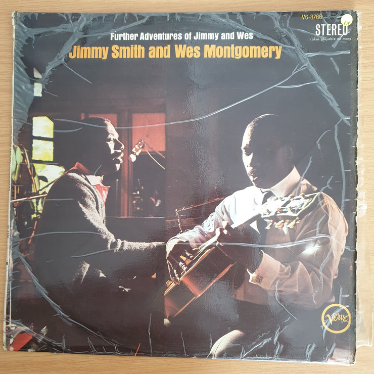 Jimmy Smith And Wes Montgomery – Further Adventures Of Jimmy And Wes  - Vinyl LP Record  (G+)