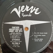 Jimmy Smith And Wes Montgomery – Further Adventures Of Jimmy And Wes  - Vinyl LP Record  (G+)