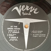 Stan Getz And J.J. Johnson – At The Opera House  - Vinyl LP Record  (G+)