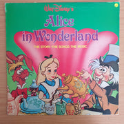 Walt Disney – Story And Songs And Music from Alice in Wonderland - Vinyl LP Record (VG+)