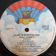 Walt Disney – Story And Songs And Music from Alice in Wonderland - Vinyl LP Record (VG+)