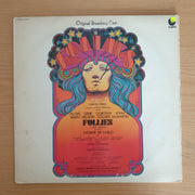 Follies - Stephen Sondheim, Original Broadway Cast – Vinyl LP Record  (G)