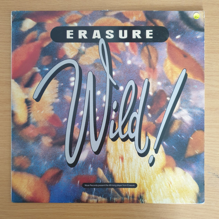 Erasure – Wild! – Vinyl LP Record (VG+)