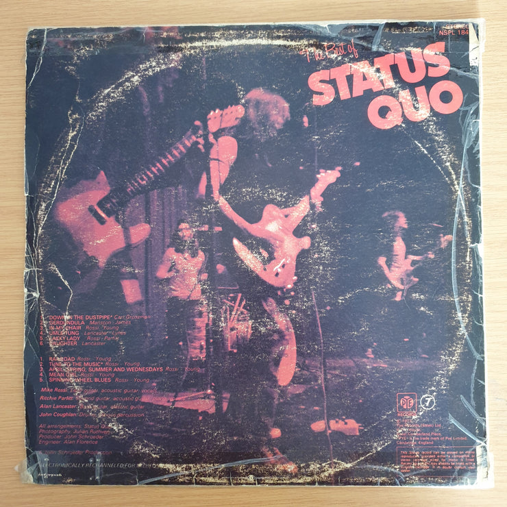 Status Quo – The Best Of Status Quo – Vinyl LP Record  (G+)