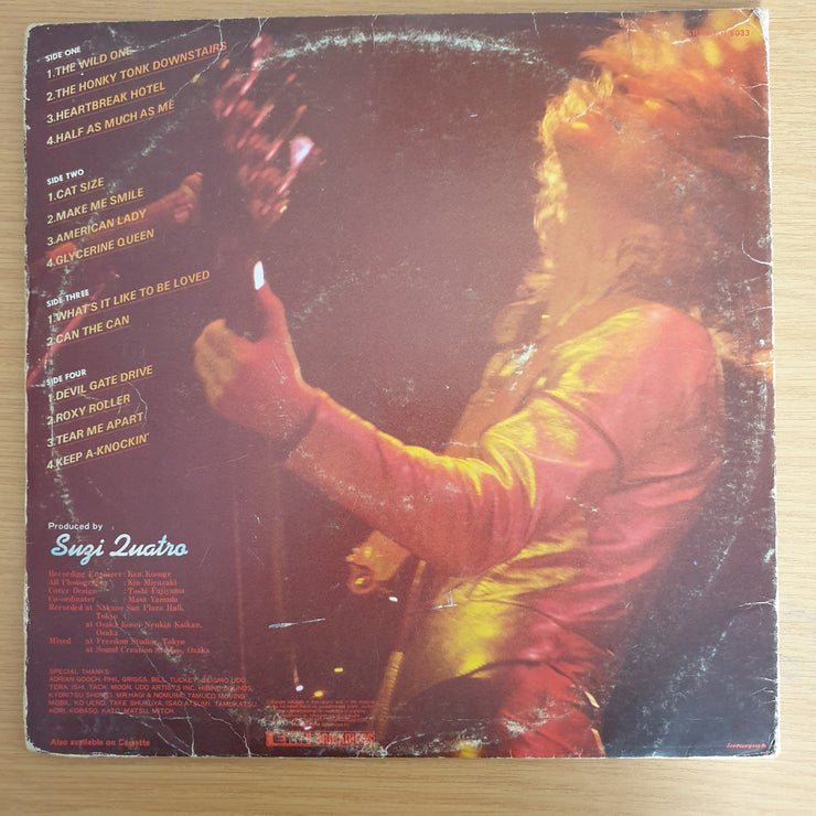 Suzi Quatro – Live And Kickin' -  Double Vinyl LP Record  (VG-)