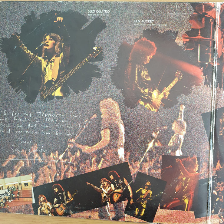 Suzi Quatro – Live And Kickin' -  Double Vinyl LP Record  (VG-)