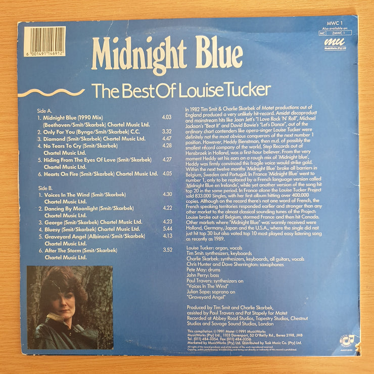 Louise Tucker – Midnight Blue - The Best Of Louise Tucker –  Vinyl LP Record (VG+) (SCD)