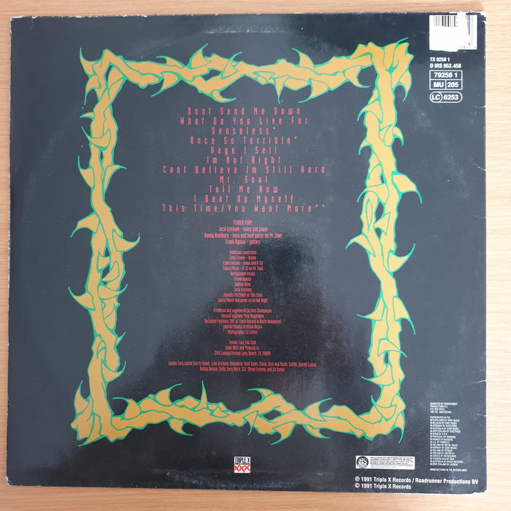 Tender Fury – If Anger Were Soul, Id Be James Brown –  Vinyl LP Record (VG+)