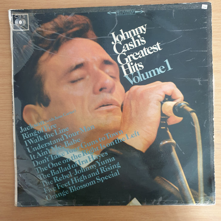 Johnny Cash – Greatest Hits Volume 1 – Vinyl LP Record  (G+)
