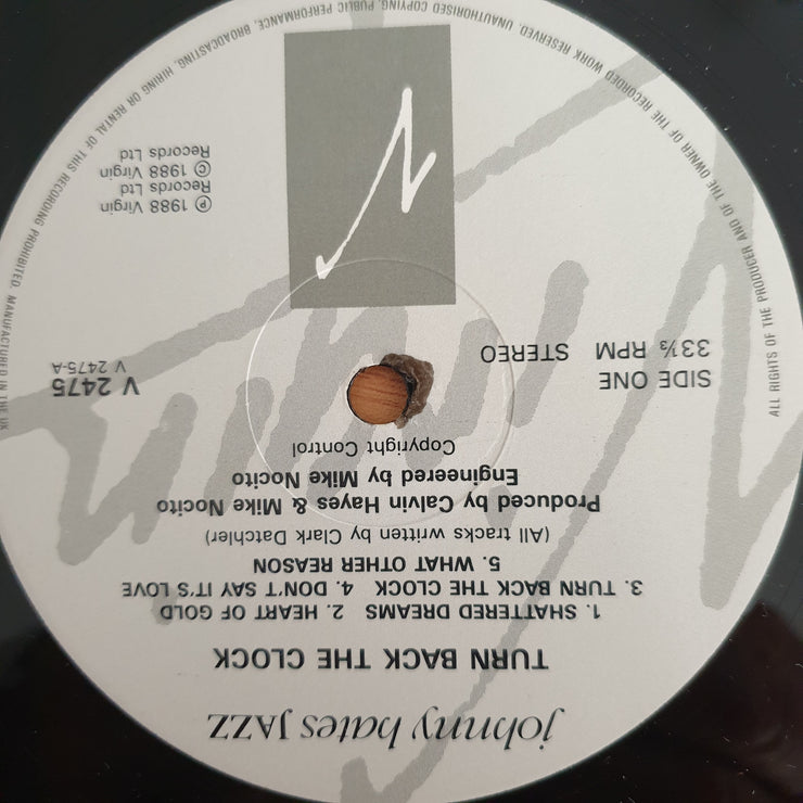 Johnny Hates Jazz – Turn Back The Clock - Vinyl LP Record (VG+)