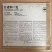 Johnny Cash – Ring Of Fire (The Best Of Johnny Cash) – Vinyl LP Record  (G+)