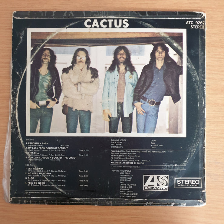Cactus – Cactus  - Vinyl LP Record (VG)