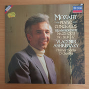 Mozart - Philharmonia Orchestra, Vladimir Ashkenazy – Piano Concertos No.25, K503 & No.26, K537  – Vinyl LP Record (VG+)