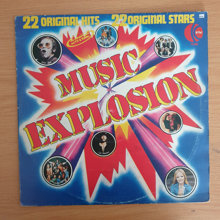 Music Explosion - 22 Original Hits – Vinyl LP Record (VG+)