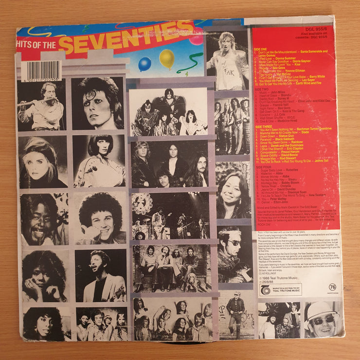 Hits Of the Seventies -  Double Vinyl LP Record (VG)