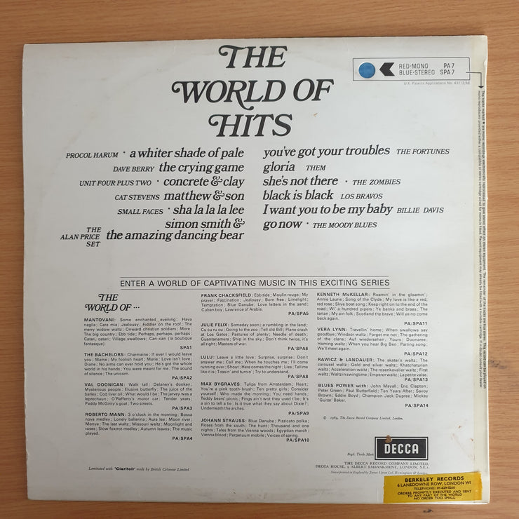 The World Of Hits - A Whiter Shade of Pale - Vinyl LP Record (VG)