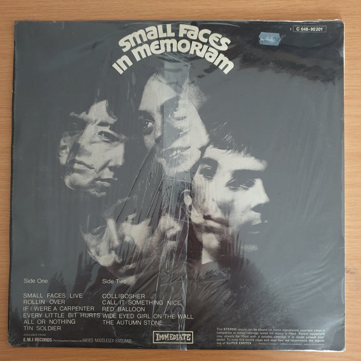 Small Faces – In Memoriam - Vinyl LP Record (VG+) (Copy)