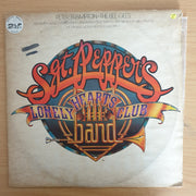 Sgt. Pepper's Lonely Hearts Club Band - Peter Frampton/ Bee Gees (Rhodesia) - Double Vinyl LP Record (VG)