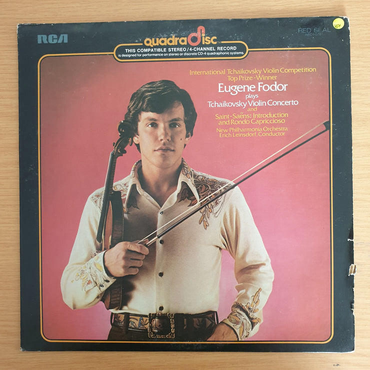 Eugene Fodor Plays Tchaikovsky Violin Concerto And Saint-Saens: Introduction And Rondo Capriccioso Feature - Quadraphonic - Vinyl LP Record (VG+)