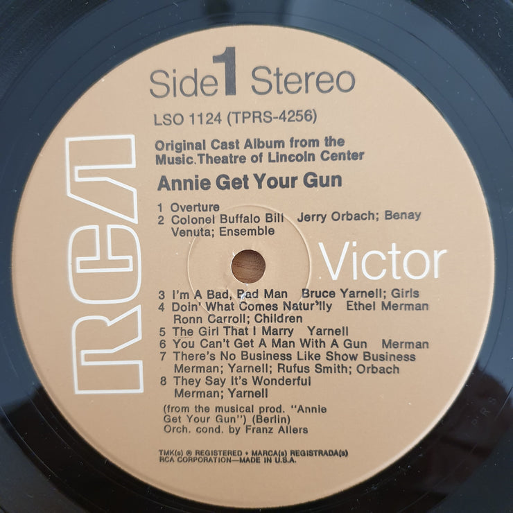 Annie Get Your Gun (An Original Cast Album – Music Theater Of Lincoln Center) - Vinyl LP Record (VG+)