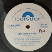 Rainbow – Long Live Rock 'N' Roll (Rhodesia) -  Vinyl LP Record (VG+)